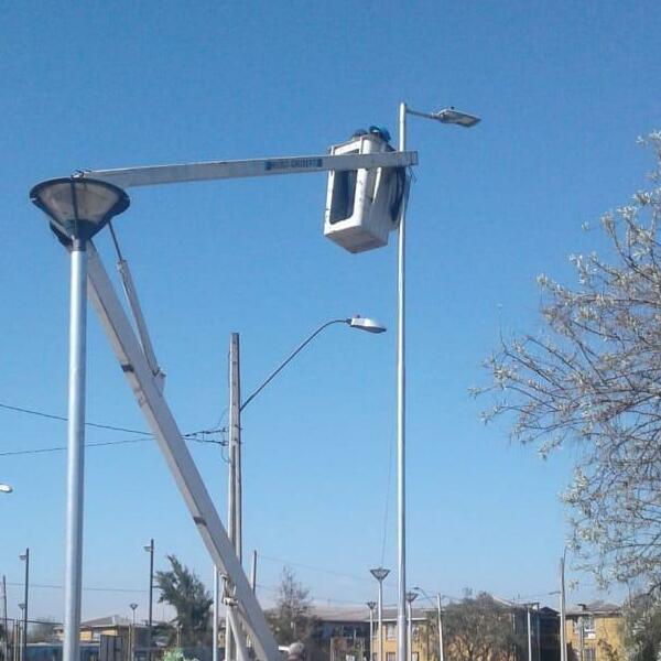 Proyecto de recambio de luminarias LED en municipio